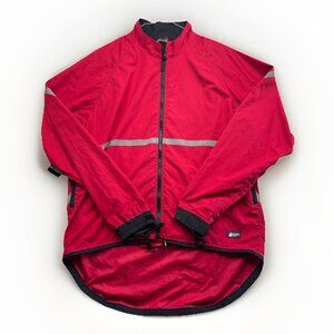 MEC Mountain Equipment Co-op Reflective Packable Light shell Jacket Red Mens XL